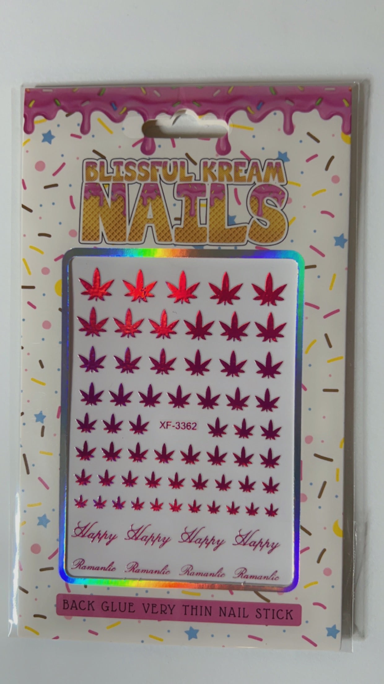 Nail Sticker (XF-3362-8)
