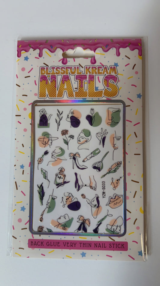 Nail Sticker (ABSTRACT C)