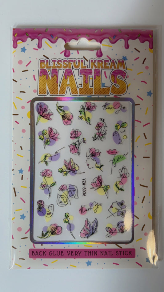 Nail Sticker (ABSTRACT D)