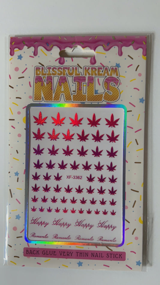 Nail Sticker (XF-3362-8)