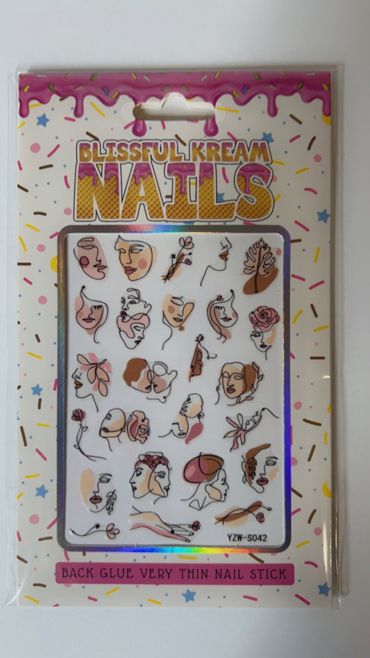 Nail Sticker (ABSTRACT E)