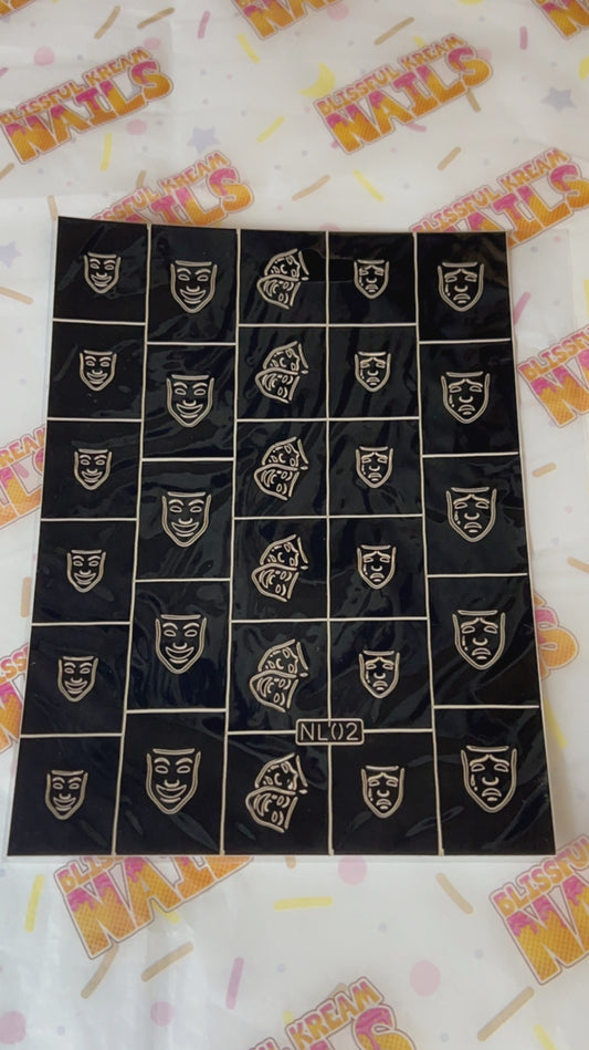 Air Brush Stencil Set (I)
