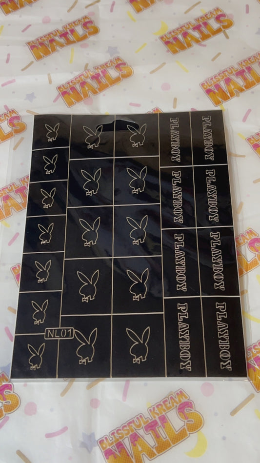 Air Brush Stencil Set (E)