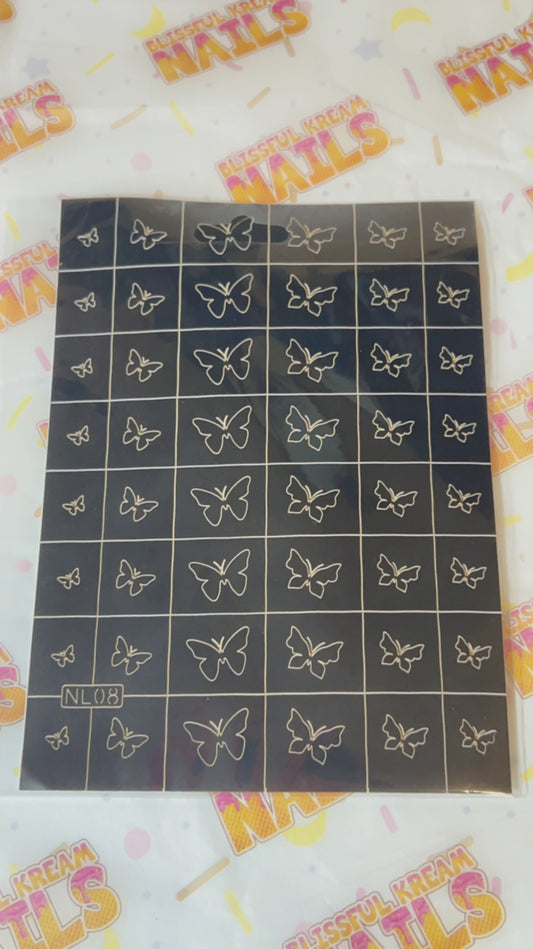 Air Brush Stencil Set (C)