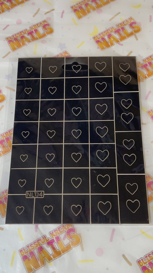 Air Brush Stencil Set (G)