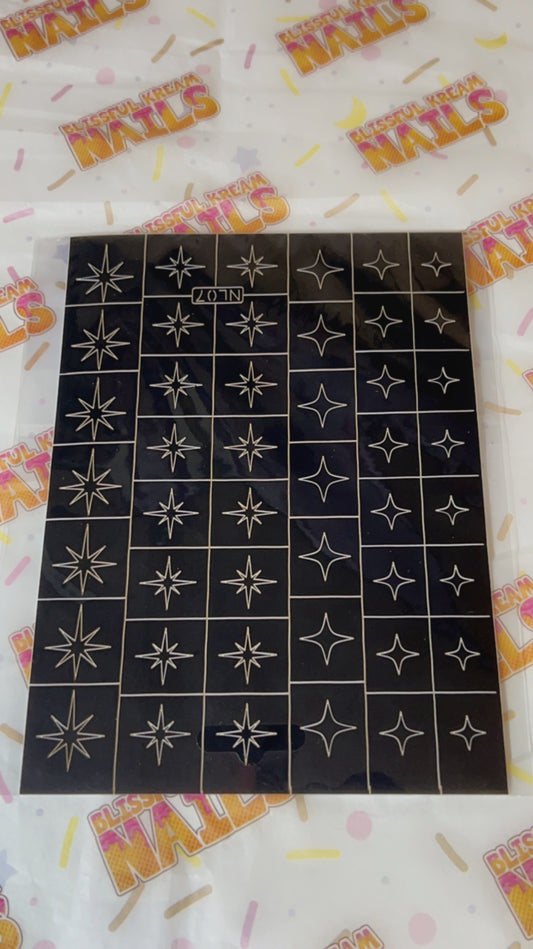 Air Brush Stencil Set (F)